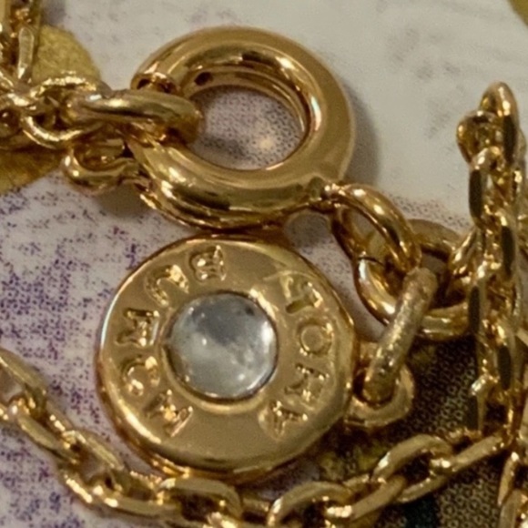 Tory Burch Britten pearl double layer chain necklace - Picture 5 of 5